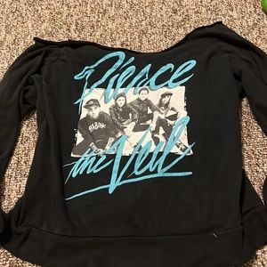 Pierce the Veil off shoulder sweater merch